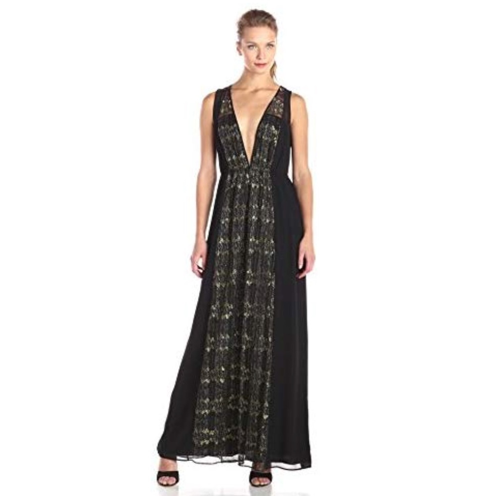 BCBGeneration V-Neck Long Maxi Dress - Picture 2 of 3